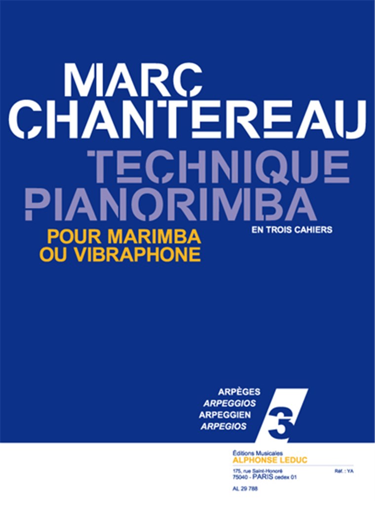Technique pianorimba (en 3 cahiers) vol. 3